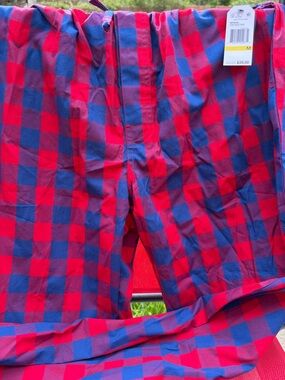 Nautica Red and Blue Plaid Men’s medium pajama pants